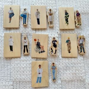 Monti Kids Wooden Similar Pairs Matching Toy